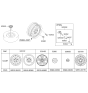 Diagram for 2016 Hyundai Elantra GT Spare Wheel - 52910-A5700