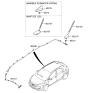 Diagram for 2014 Hyundai Elantra GT Antenna - 96210-A5150
