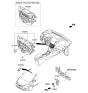 Diagram for 2015 Hyundai Elantra GT A/C Switch - 97250-A5242-GU