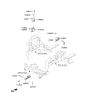 Diagram for Hyundai Elantra GT Motor And Transmission Mount - 21830-A5500