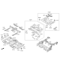 Diagram for 2015 Hyundai Elantra GT Floor Pan - 65110-A5001