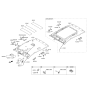 Diagram for 2016 Hyundai Elantra GT Sun Visor - 85210-A5110-TX