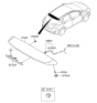 Diagram for Hyundai Elantra GT Spoiler - 87211-A5100
