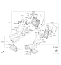 Diagram for Hyundai Elantra GT Seat Cushion - 89250-A5000