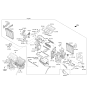 Diagram for Hyundai Elantra Evaporator - 97139-A5000