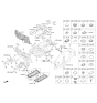 Diagram for 2014 Hyundai Elantra GT Dash Panels - 84120-A5010