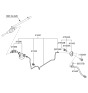 Diagram for Hyundai Elantra Clutch Hose - 41631-3X200