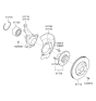 Diagram for Hyundai Veloster Steering Knuckle - 51716-A5000