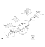 Diagram for 2016 Hyundai Elantra GT Oxygen Sensor - 39210-2E502