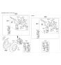 Diagram for Hyundai Elantra GT Brake Pad Set - 58302-A5A33