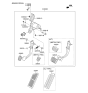 Diagram for 2016 Hyundai Elantra GT Brake Pedal - 32800-3X310