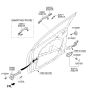 Diagram for Hyundai Elantra GT Door Check - 79380-A5500