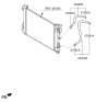 Diagram for Hyundai Accent Oil Cooler Hose - 25420-F9300