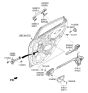 Diagram for 2020 Hyundai Accent Tailgate Lock Actuator Motor - 81420-J0010