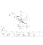 Diagram for 2021 Hyundai Accent Battery Cable - 91850-H9040