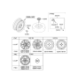 Diagram for 2018 Hyundai Accent Spare Wheel - 52910-J0200