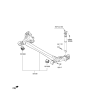 Diagram for Hyundai Accent Crossmember Bushing - 55160-H8100