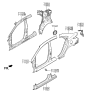 Diagram for Hyundai Accent Fuel Filler Housing - 71531-J0000