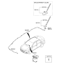 Diagram for 2018 Hyundai Tucson Antenna Mast - 96215-2P000