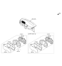 Diagram for 2022 Hyundai Accent Speedometer - 94001-J0020