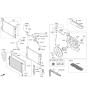 Diagram for Hyundai Accent Radiator - 25310-H9000