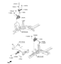 Diagram for Hyundai Accent Engine Mount Bracket - 21950-H8100
