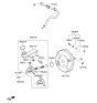 Diagram for Hyundai Accent Brake Booster Vacuum Hose - 59130-H9270