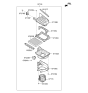 Diagram for 2020 Hyundai Accent Blower Motor - 97113-H9100