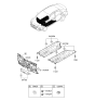 Diagram for Hyundai Accent Dash Panels - 84120-J0000