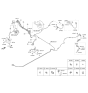 Diagram for Hyundai Hydraulic Hose - 58732-H8000