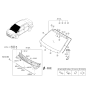 Diagram for 2022 Hyundai Accent Weather Strip - 86430-F9000
