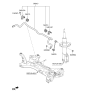 Diagram for 2019 Hyundai Accent Sway Bar Bracket - 54814-B2050