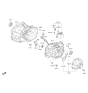 Diagram for 2021 Hyundai Accent Bellhousing - 43115-26201