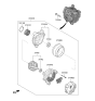 Diagram for 2018 Hyundai Accent Alternator - 37300-2B970