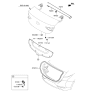 Diagram for Hyundai Trunk Latch - 81230-A7030