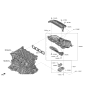 Diagram for 2020 Hyundai Venue Exhaust Heat Shield - 28526-2M100