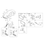 Diagram for 2022 Hyundai Accent Air Bag Sensor - 95920-F6000