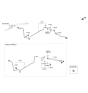 Diagram for 2022 Hyundai Accent Hydraulic Hose - 41631-F9100