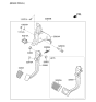 Diagram for Hyundai Accent Brake Pedal - 32800-H9100