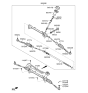 Diagram for Hyundai Accent Steering Gear Box - 56500-H8000