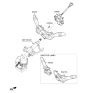 Diagram for Hyundai Accent Headlight Switch - 93410-J0000