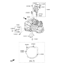 Diagram for Hyundai Venue Engine Mount Torque Strut - 43176-26200