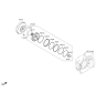 Diagram for 2022 Hyundai Accent Torque Converter - 45100-2H000