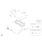 Diagram for 2020 Hyundai Accent Hood Cable - 81190-H9100