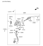 Diagram for 2018 Hyundai Accent Clutch Master Cylinder - 41605-F9100