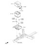 Diagram for Hyundai Genesis Electrified G80 Car Batteries - 37110-F9620