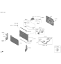 Diagram for 2021 Hyundai Sonata Air Deflector - 29136-L0000