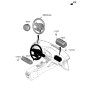 Diagram for Hyundai Sonata Air Bag - 80100-L0500-YTH