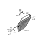 Diagram for 2023 Hyundai Sonata Door Handle - 83651-L0ZA0