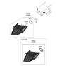 Diagram for 2021 Hyundai Sonata Back Up Light - 92402-L0000